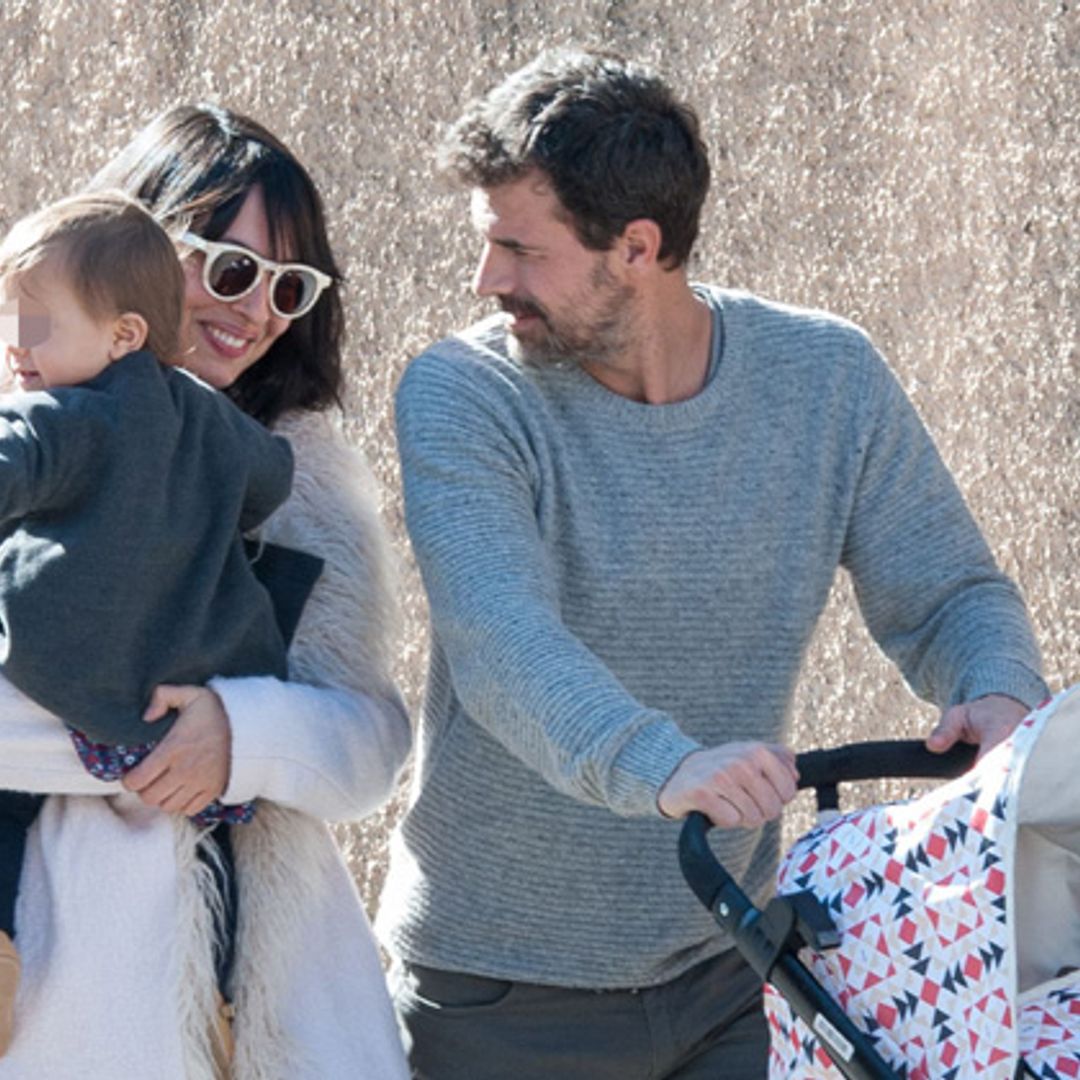 Rodolfo Sancho y Xenia Tostado, el paseo de una familia feliz