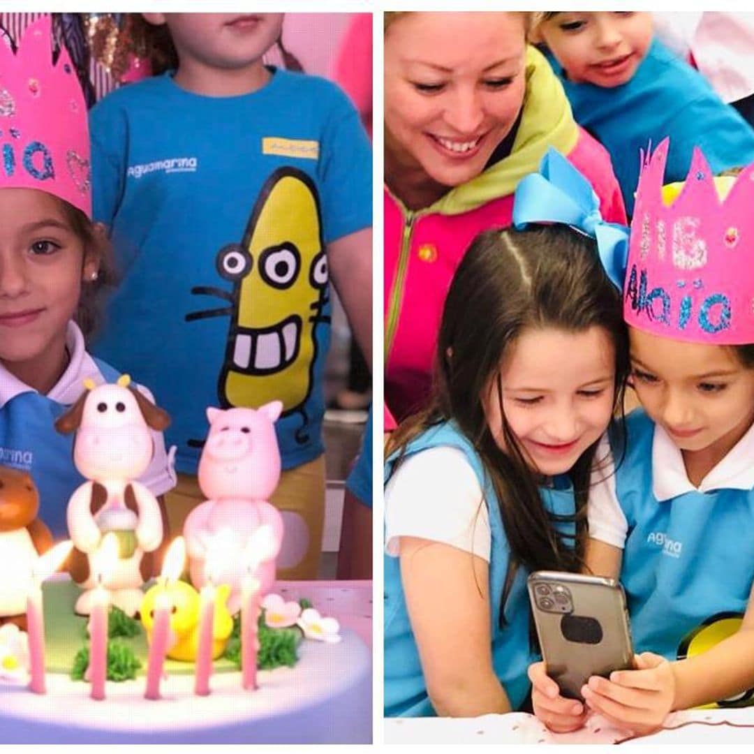 Adamari López sorprende a Alaïa en el colegio por su cumple ¡y es la niña más bromista del salón!