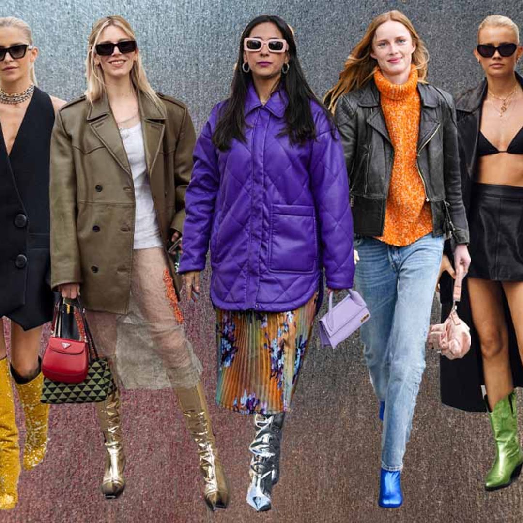 Diez ideas inspiradoras con las que aprovechar tus botas metalizadas durante toda la primavera