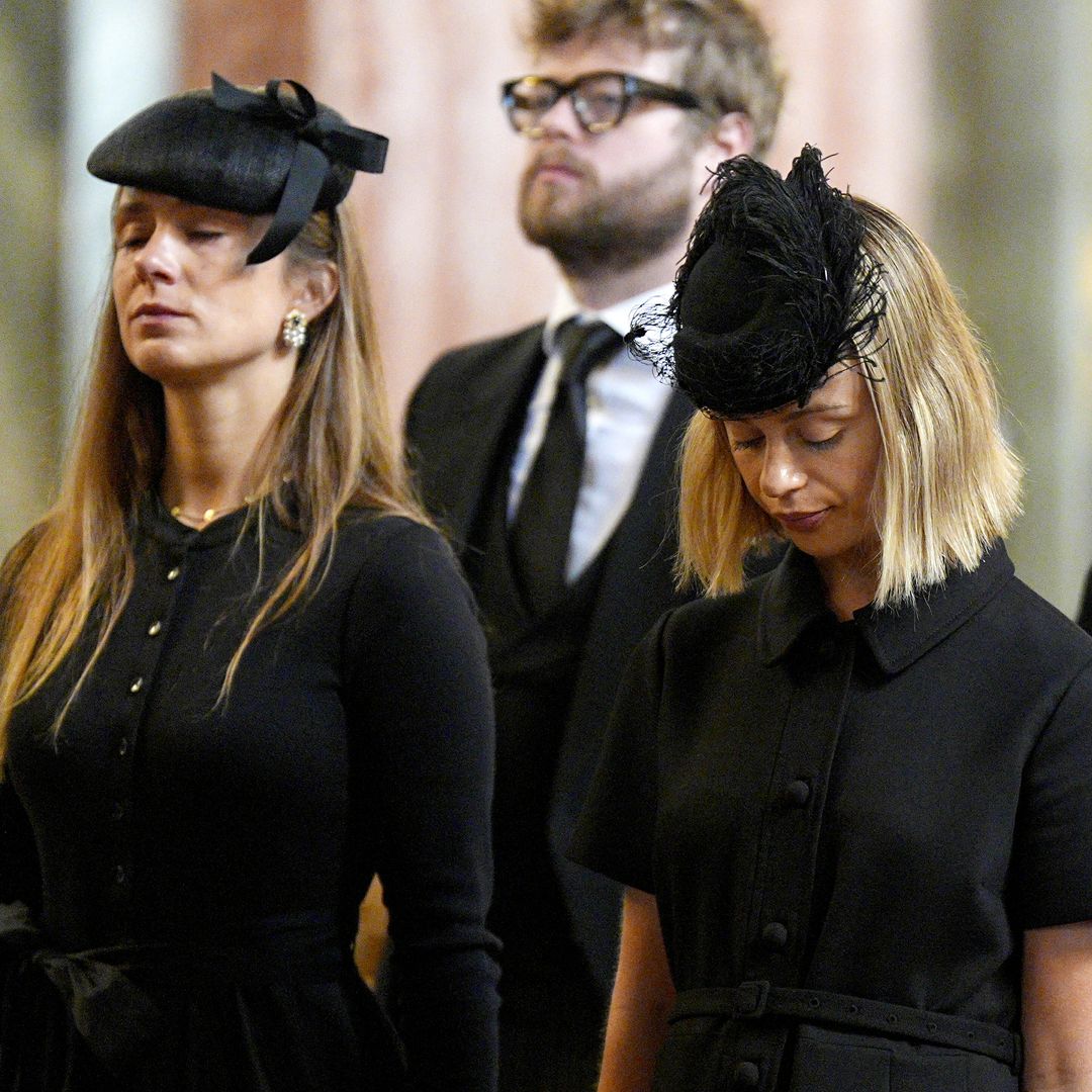 La​ tristeza de Lady Amelia Windsor y los otros nietos de la duquesa en el último adiós a su abuela