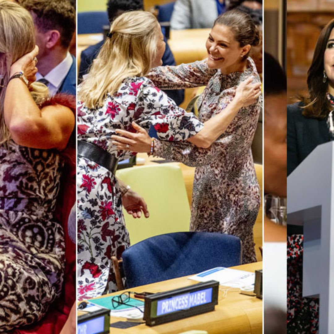 Máxima de Holanda, Victoria de Suecia, Mary de Dinamarca... cierran filas con la ONU en Nueva York