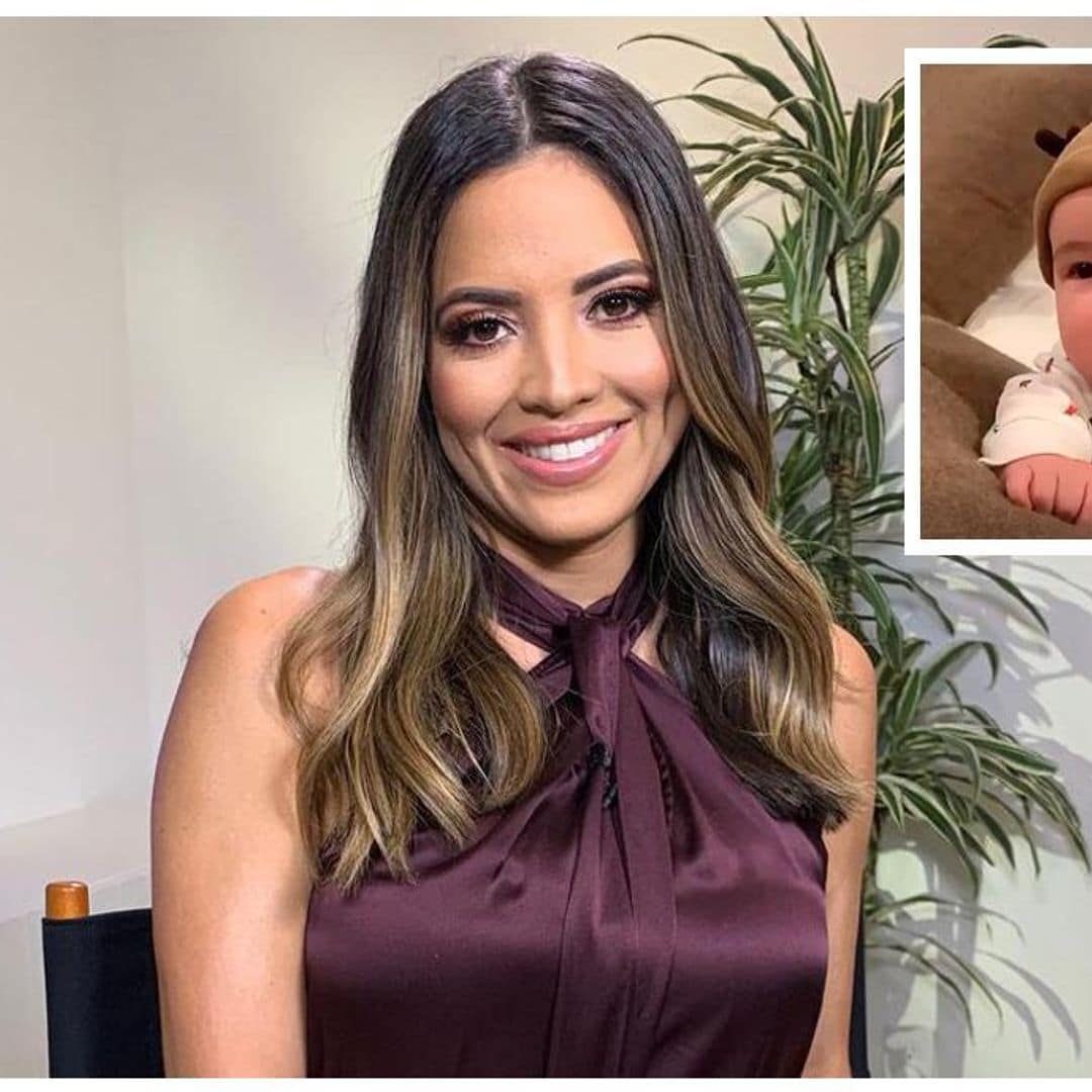 Baby Ford, el hijo de Pamela Silva, se adelanta a Navidad con su simpático gorrito de reno