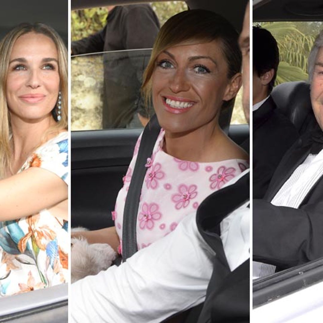 La llegada de los invitados a la boda de Fonsi Nieto y Marta Castro