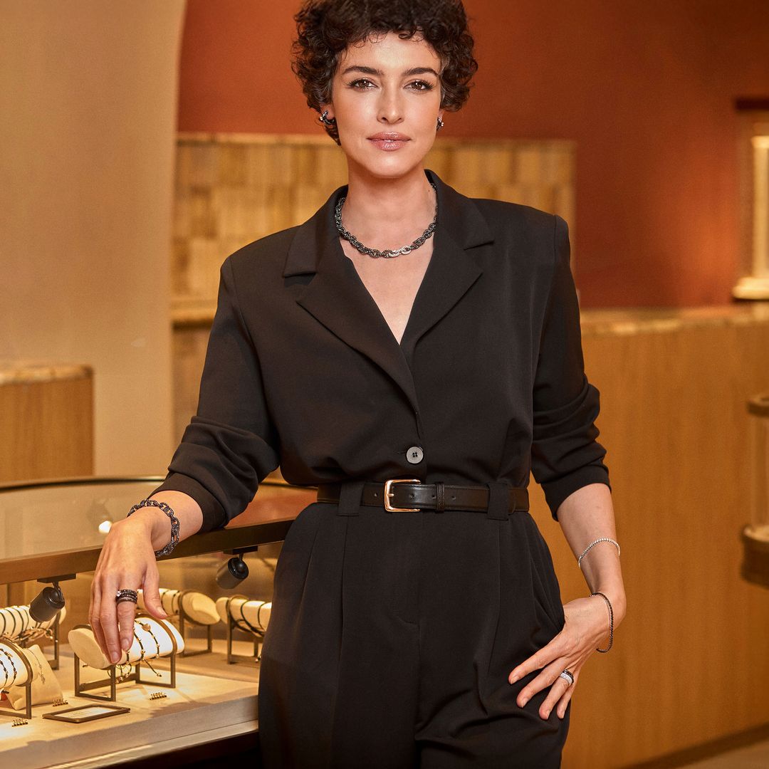 Blanca Romero con las joyas de Rabat