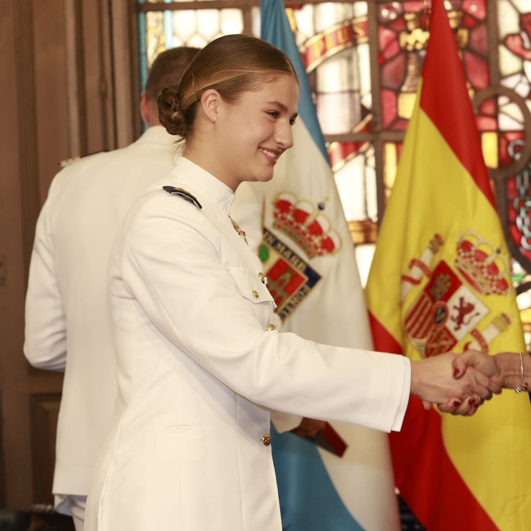 La princesa Leonor hace historia como la primera mujer nombrada hija adoptiva de Marín