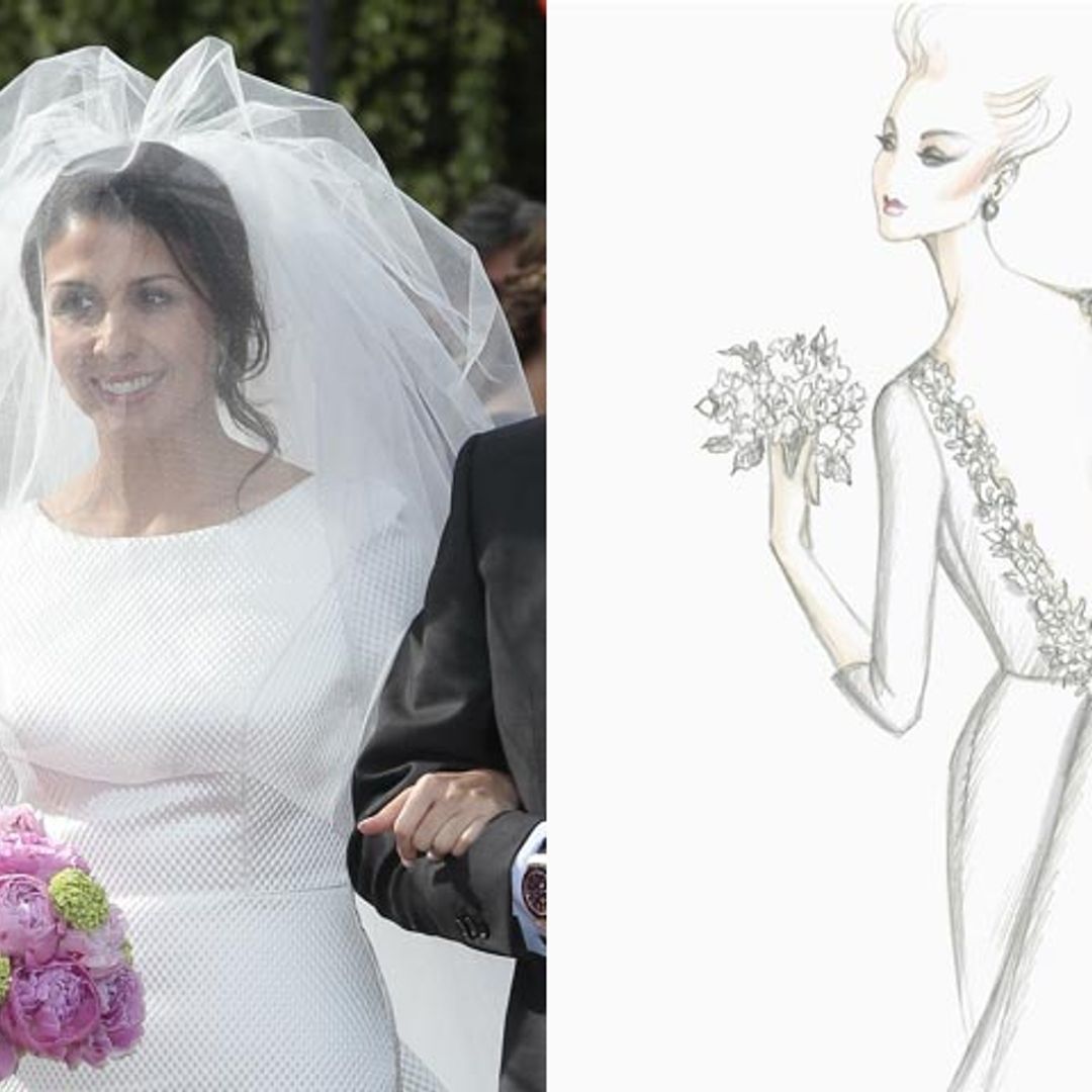 Los detalles del vestido de novia y las joyas de Sara Verdasco