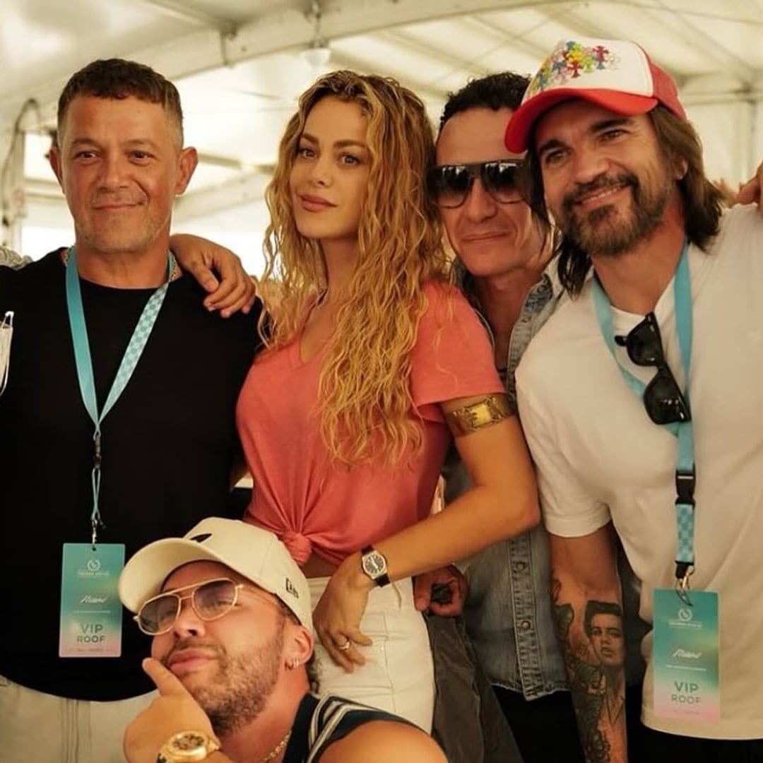 Alejandro Sanz y Candela Márquez celebran su amor en la F1 junto a su pandilla: Juanes, Luis Fonsi, Beatriz Luengo y Yotuel