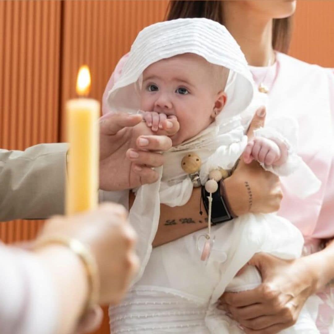 Ingrid Asensio y Fernando Sanz celebran el bautizo de su nieta pequeña en una entrañable fiesta familiar