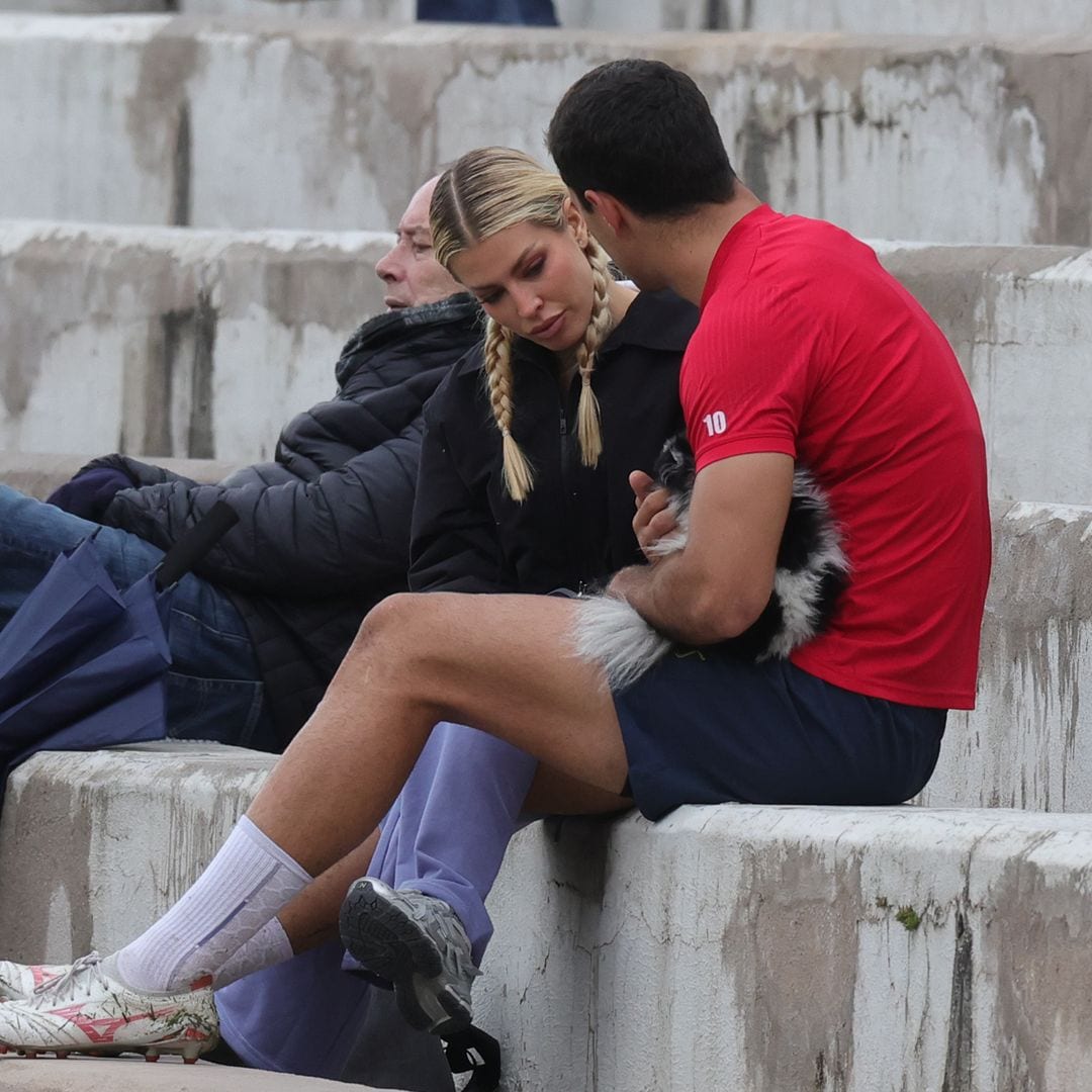 Jessica Goicoechea y su novio Manuel Moreno en Madrid