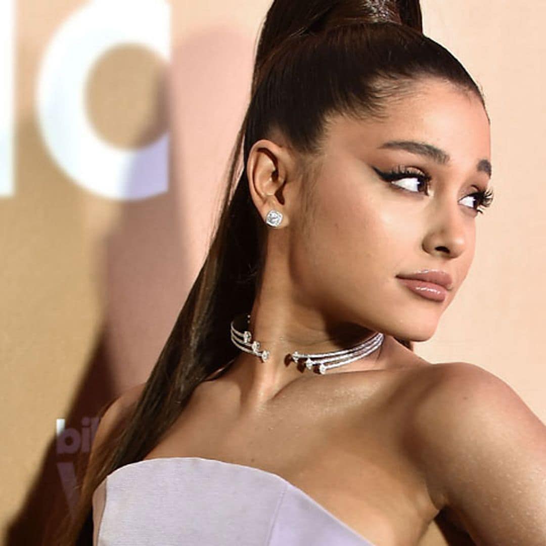 Ariana Grande, Elsa Hosk y el vestido de princesa que no dejó ver la polémica