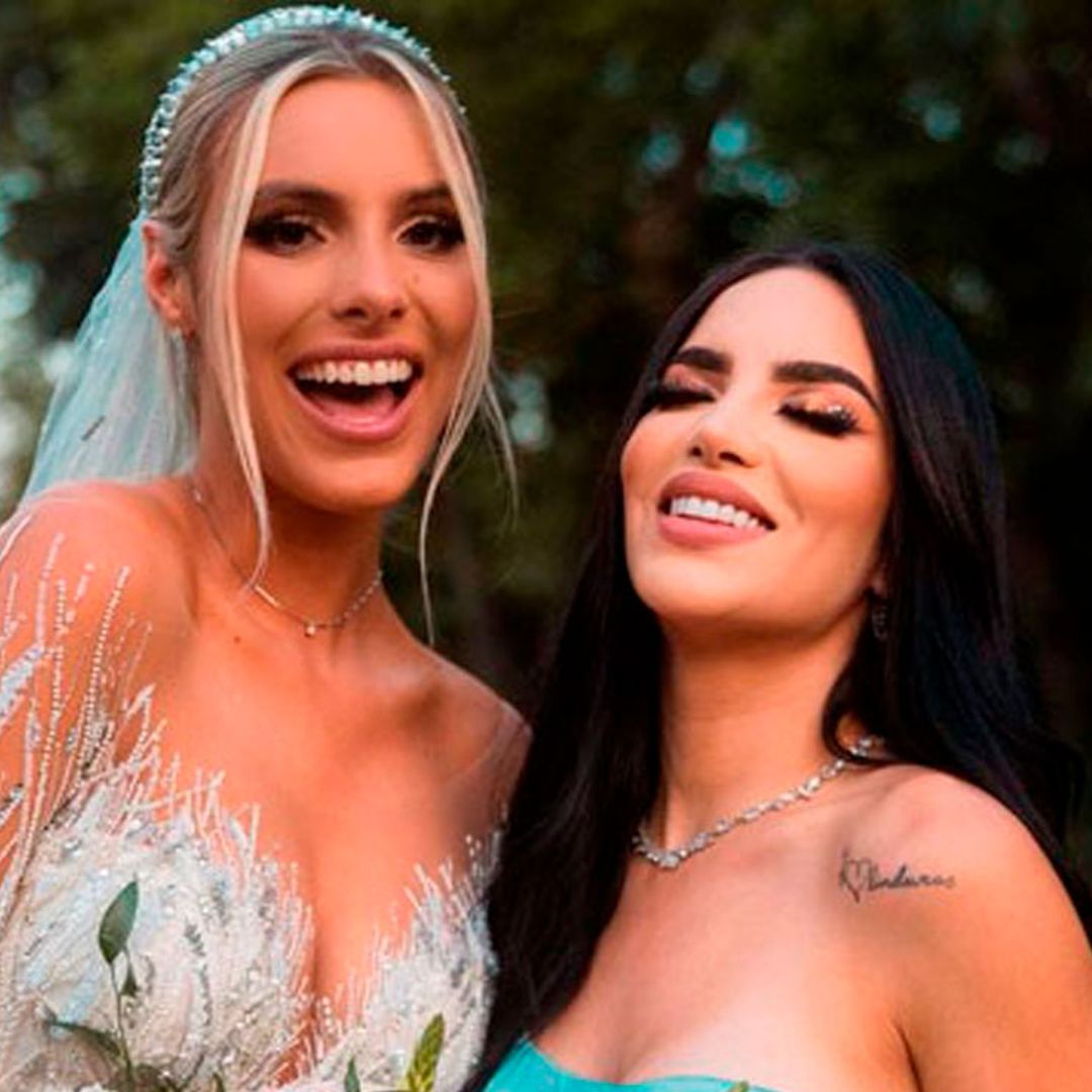 Los tres vestidos de novia que ha lucido Lele Pons: del diseño fantasía al de corte 'skater' más sexy