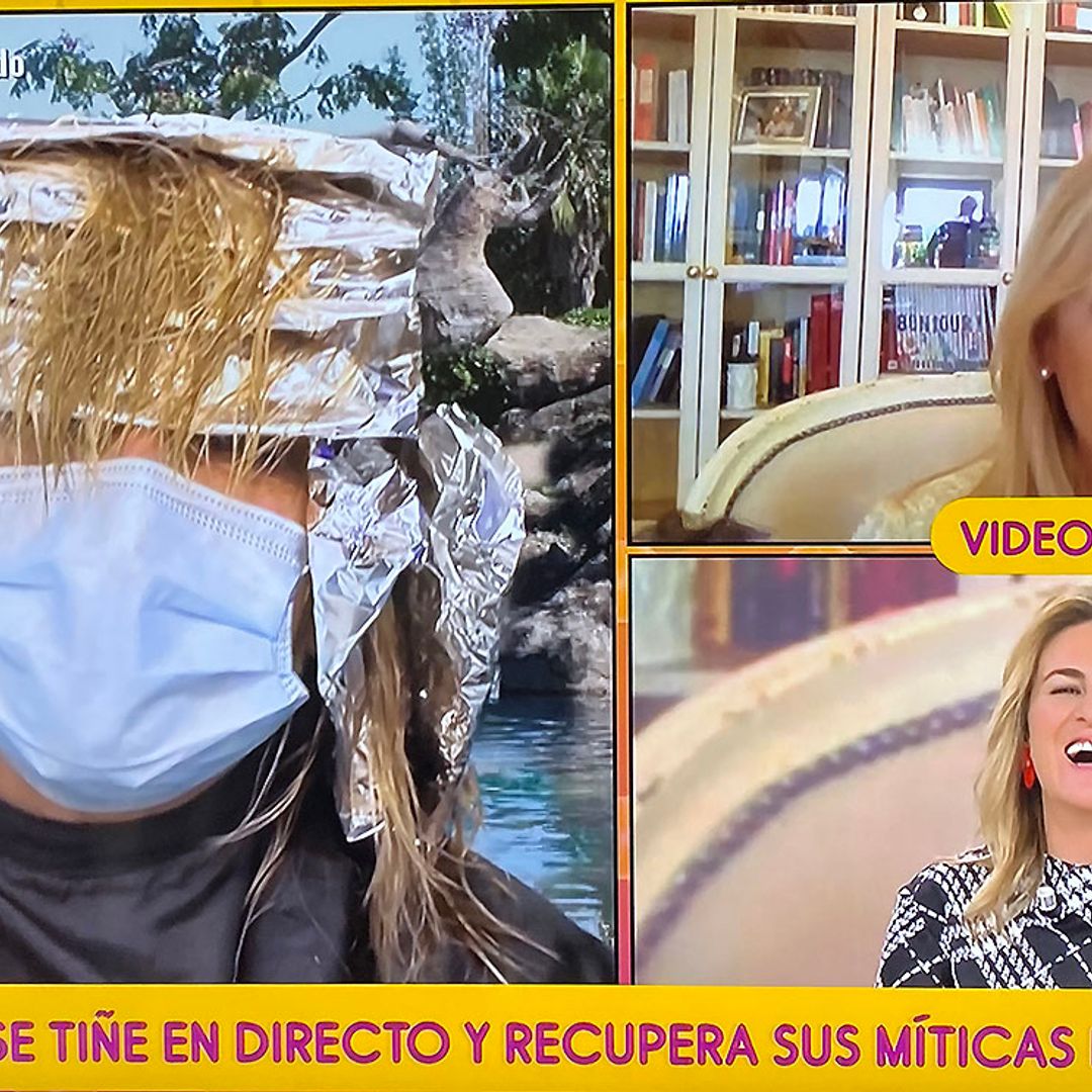 Lydia Lozano protagoniza la entrevista más surrealista en plena sesión de peluquería