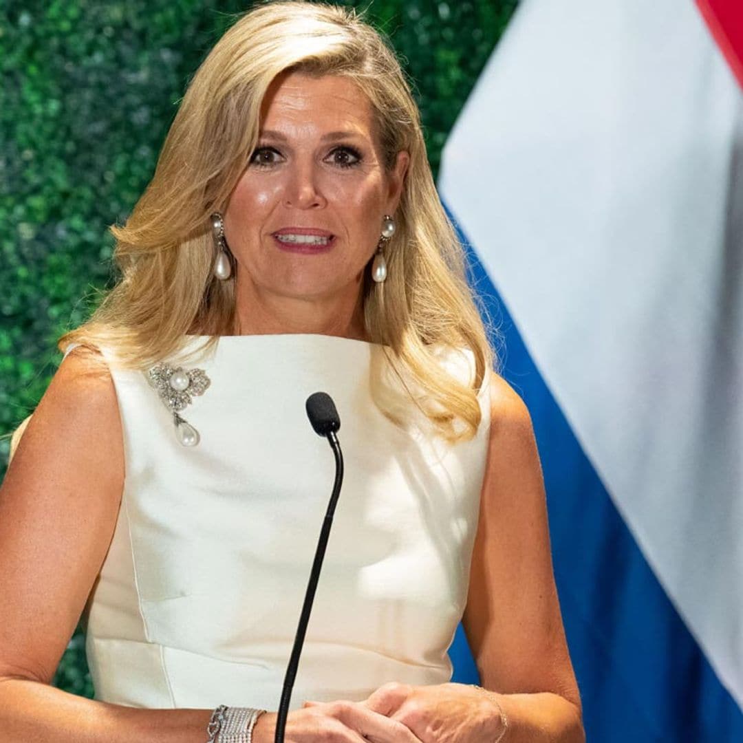 La maleta de Máxima en Estados Unidos: brillos, capas y un bolso 'Sirenita'