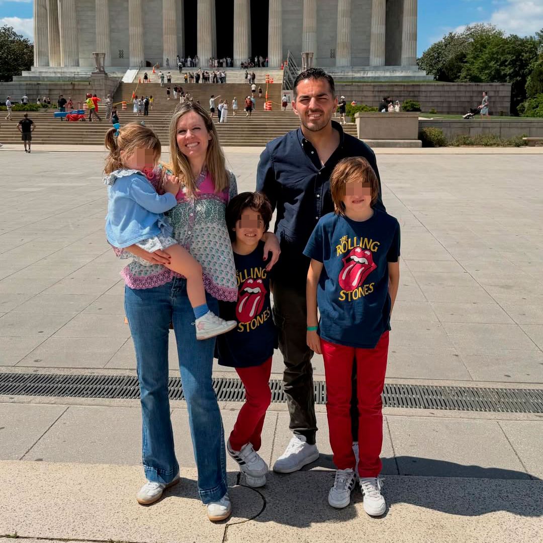 Andrea Prat abre el álbum de su aventura americana con su marido y sus hijos, de Nueva York a Washington