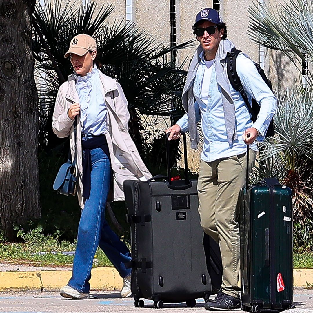 Tamara Falcó e Íñigo Onieva con sus maletas
