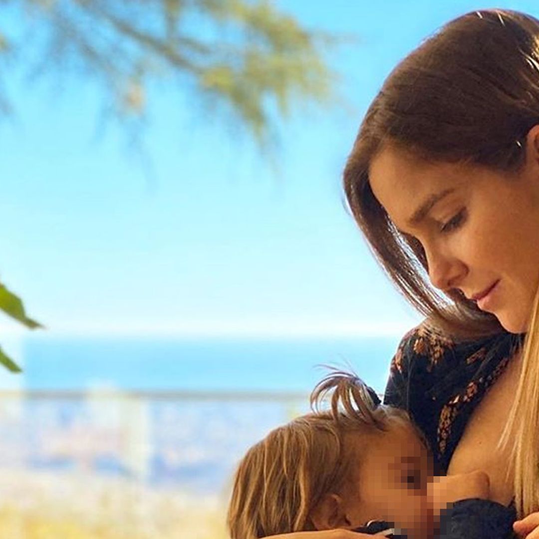 Natalia Sánchez y Marc Clotet celebran su primera (y última) Navidad siendo tres en casa