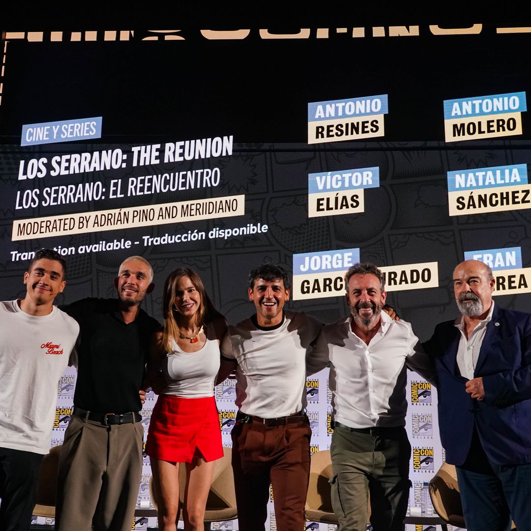 El reencuentro de los protagonistas de 'Los Serrano' en Málaga desata la nostalgia 23 años después de su estreno