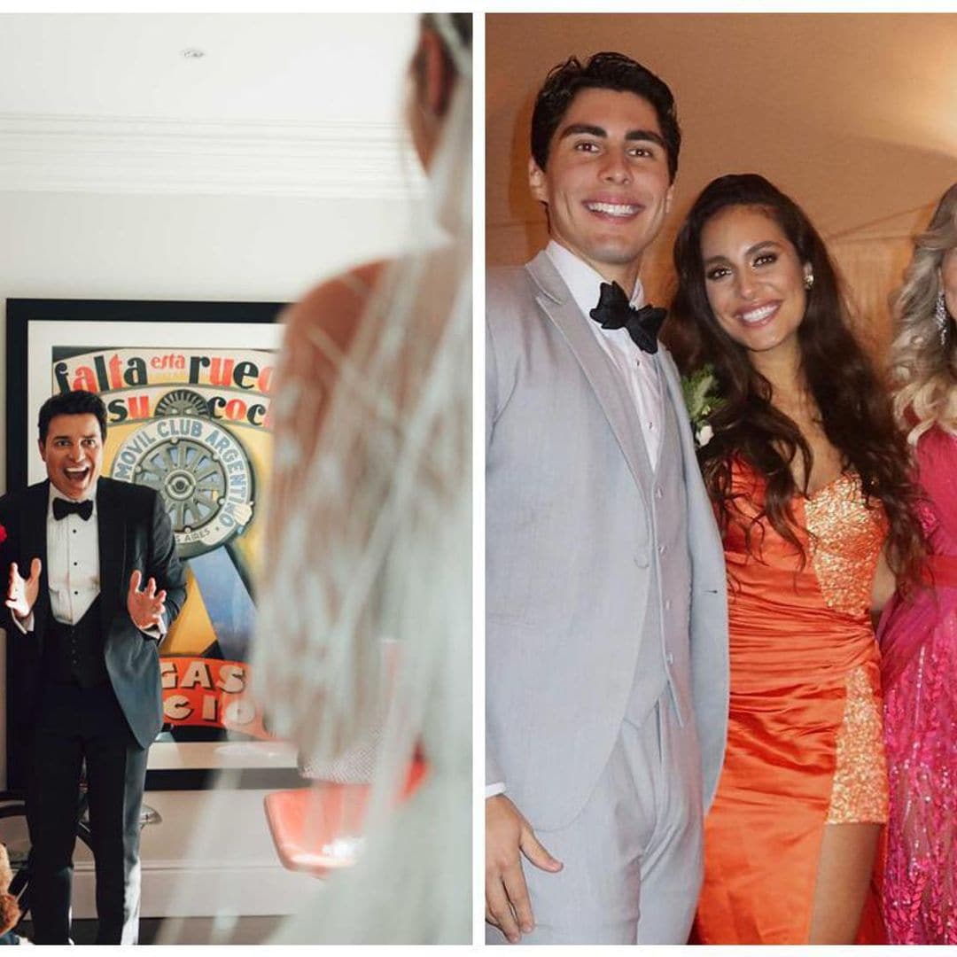 Los mejores momentos de Chayanne y su familia en la boda de Lele Pons y Guaynaa