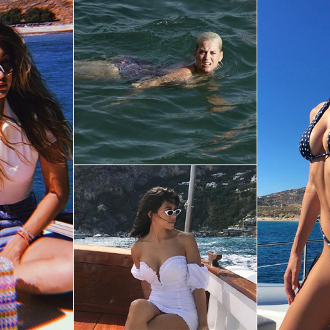 Katy Perry, Gigi Hadid, Emily Ratajkowski, Kourtney Kardashian… se van de vacaciones
