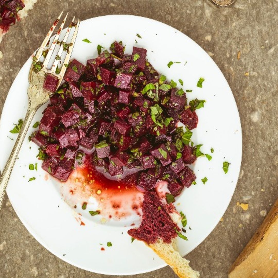 Ensalada de remolacha y menta