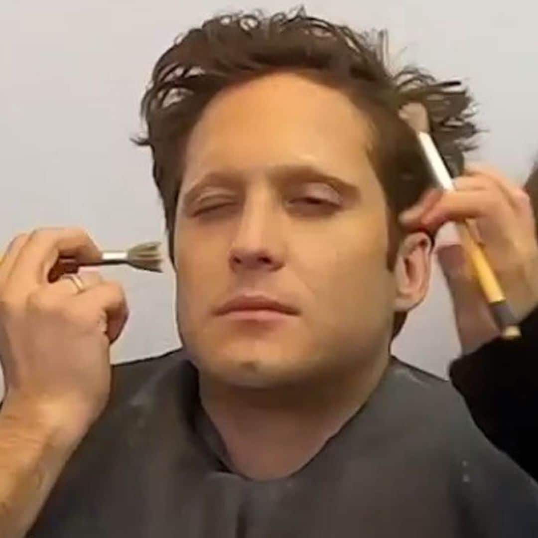 Dos horas de maquillaje para que Diego Boneta se transforme en Luis Miguel