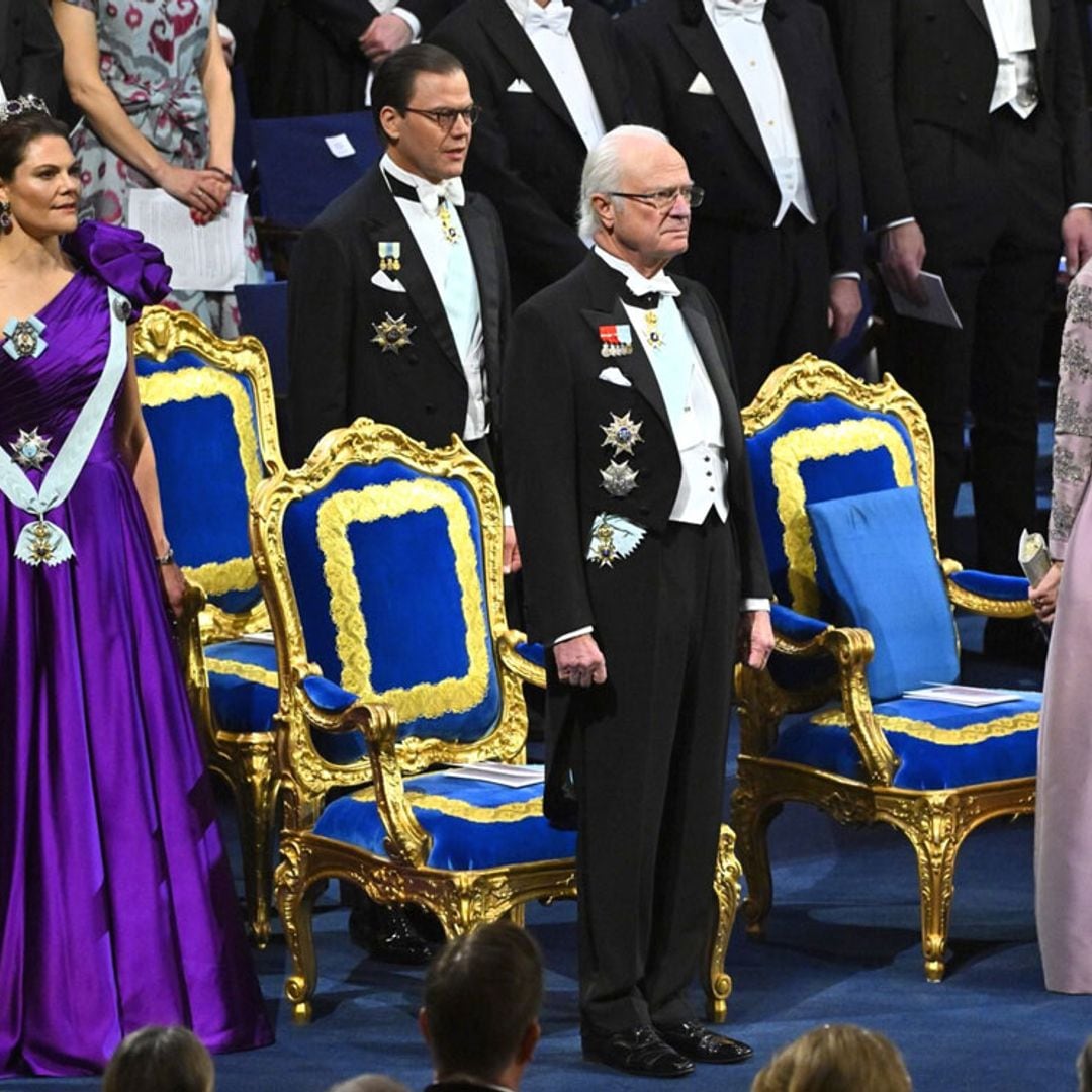 Las imágenes más espectaculares de la gala de los Premios Nobel presidida por la Familia Real sueca con una sonada ausencia