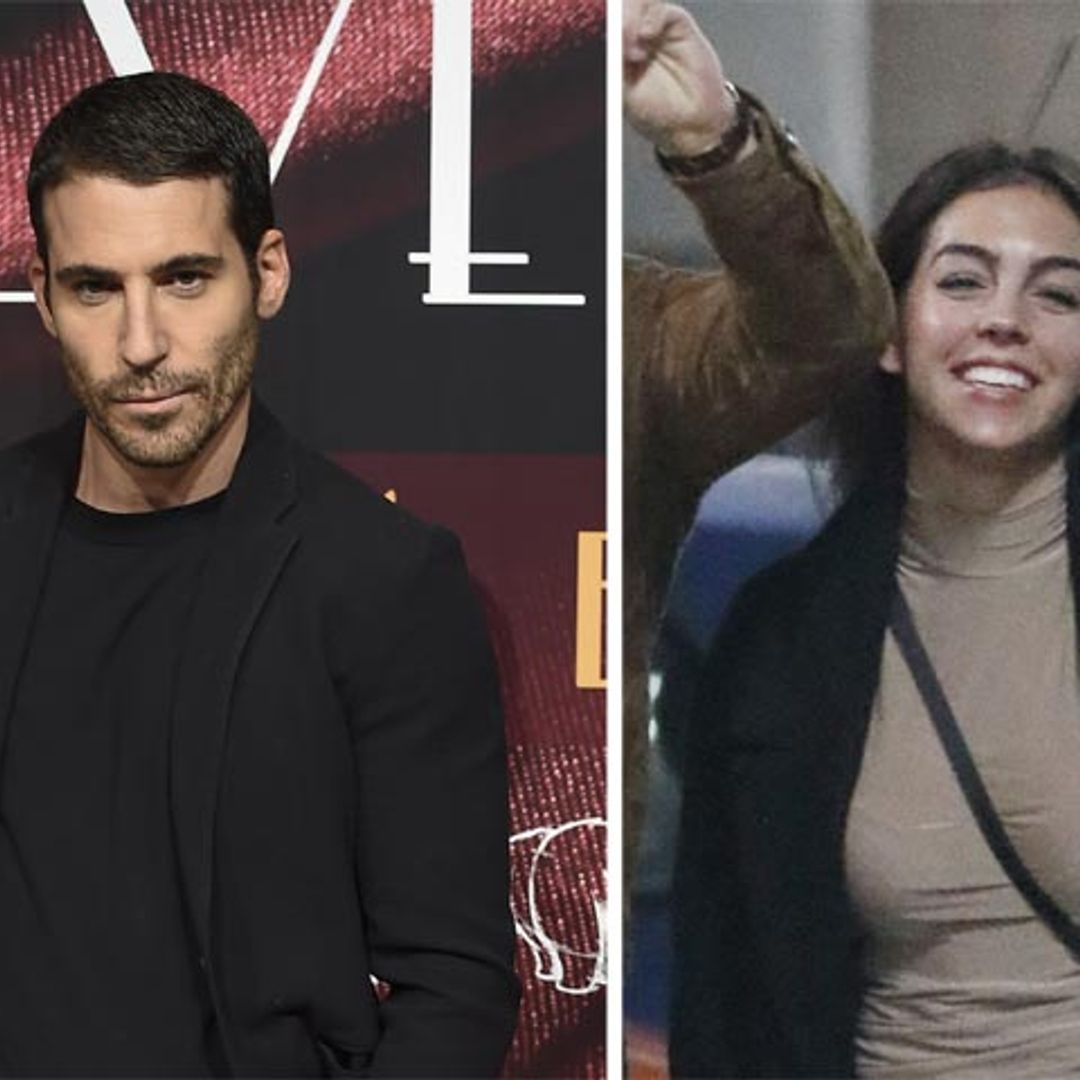 En ¡HOLA!, las anecdóticas fotos de Miguel Ángel Silvestre y Georgina Rodríguez almorzando este verano