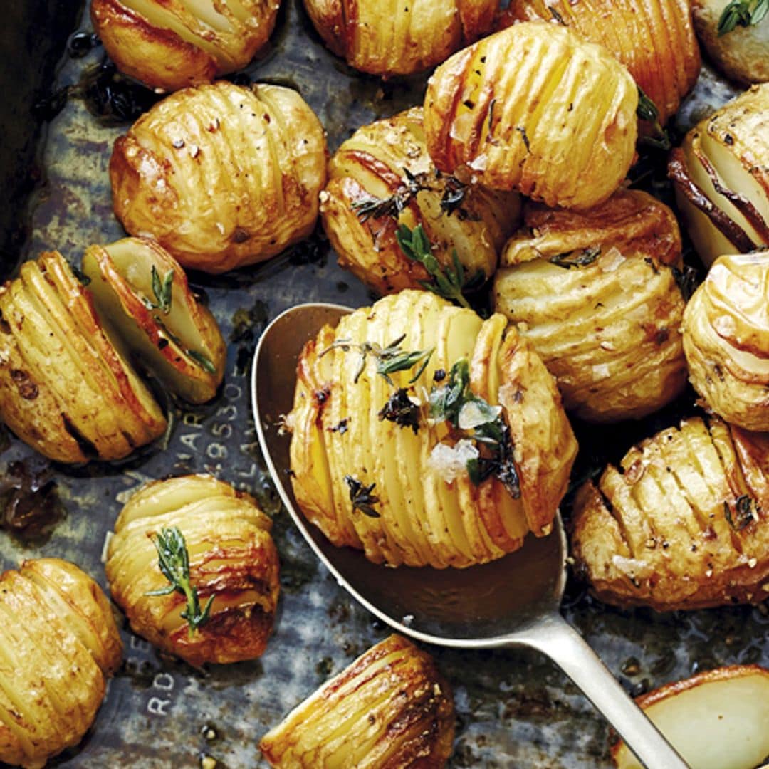 Patatas 'Hasselback' al estilo sueco