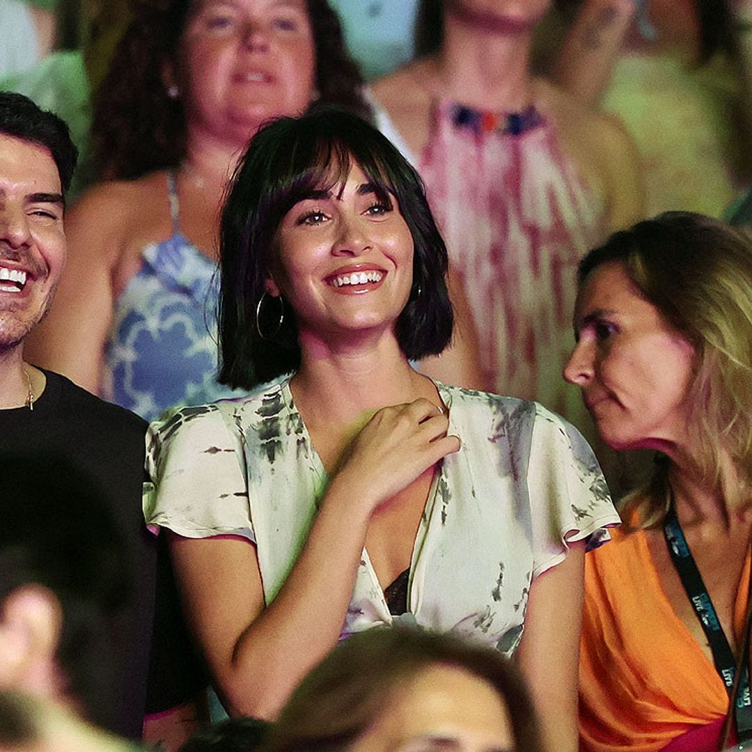 Aitana disfruta del concierto de Sebastián Yatra y despeja los rumores de ruptura