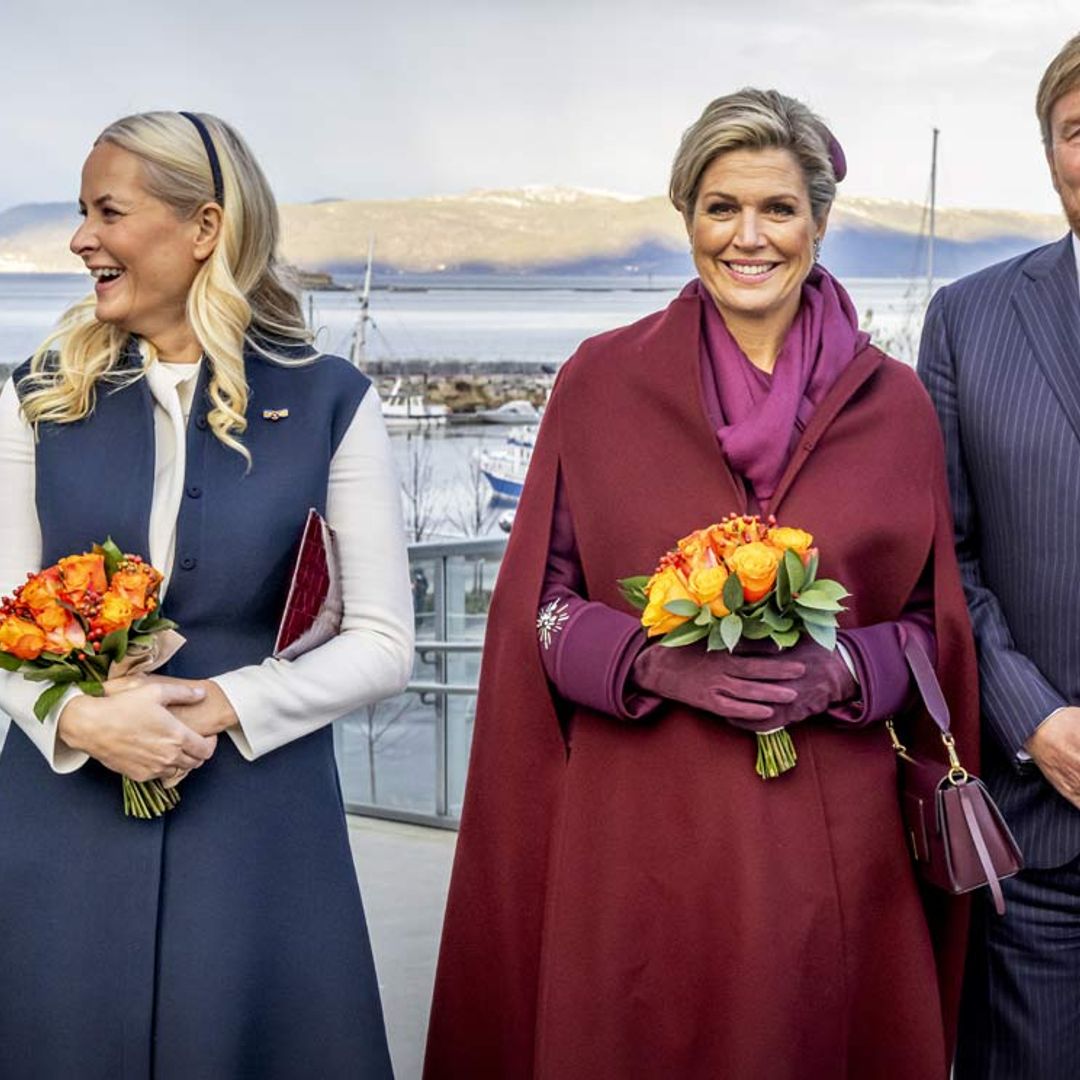 Haakon puede por fin reunirse con los reyes Guillermo y Máxima en su visita a Noruega