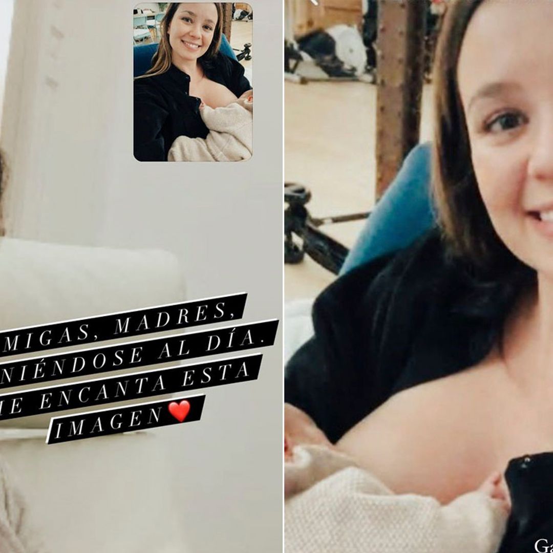 Ona Carbonell y Dafne Fernández se ponen al día con una simpática videollamada de mamás