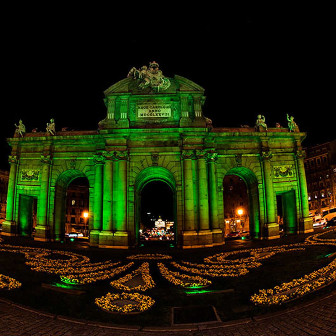 Monumentos de España que se van a teñir de verde