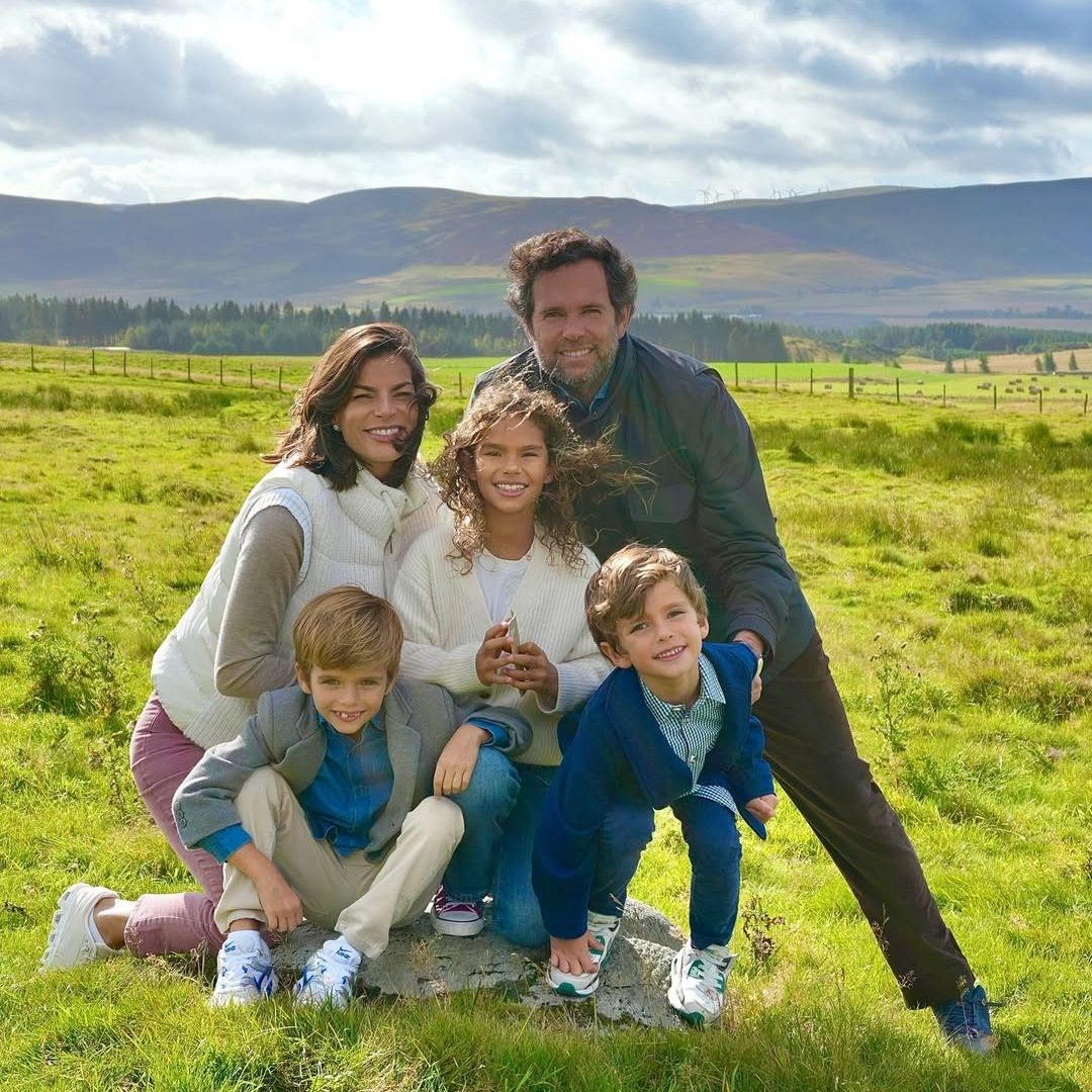 Bárbara Coppel y su familia disfrutan de una aventura de lujo en Escocia