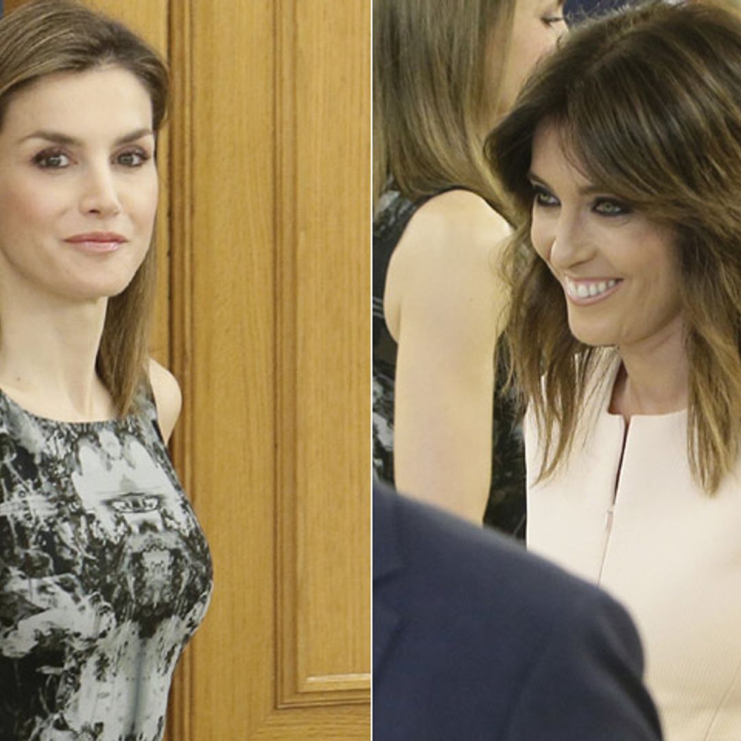 La reina Letizia se reencuentra con su sustituta: Helena Resano