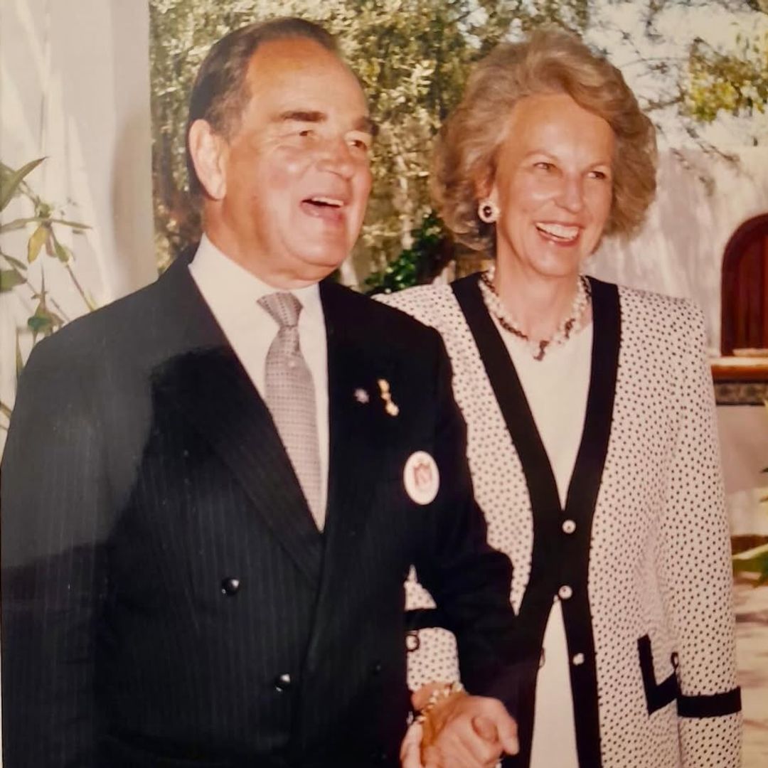 El conde Rudi con su mujer