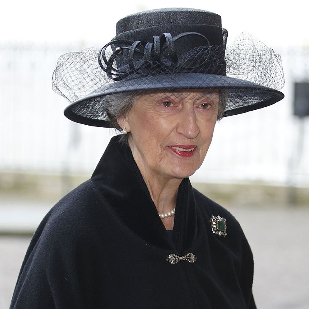 Conoce a Lady Susan Hussey, la dama que acompañó a la Reina durante el funeral del Duque