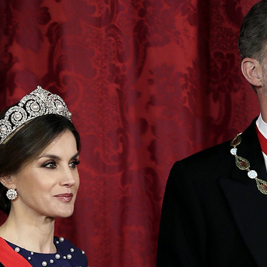 Los Reyes ofrecen una cena de gala en honor del Presidente de Portugal, Marcelo Rebelo de Sousa