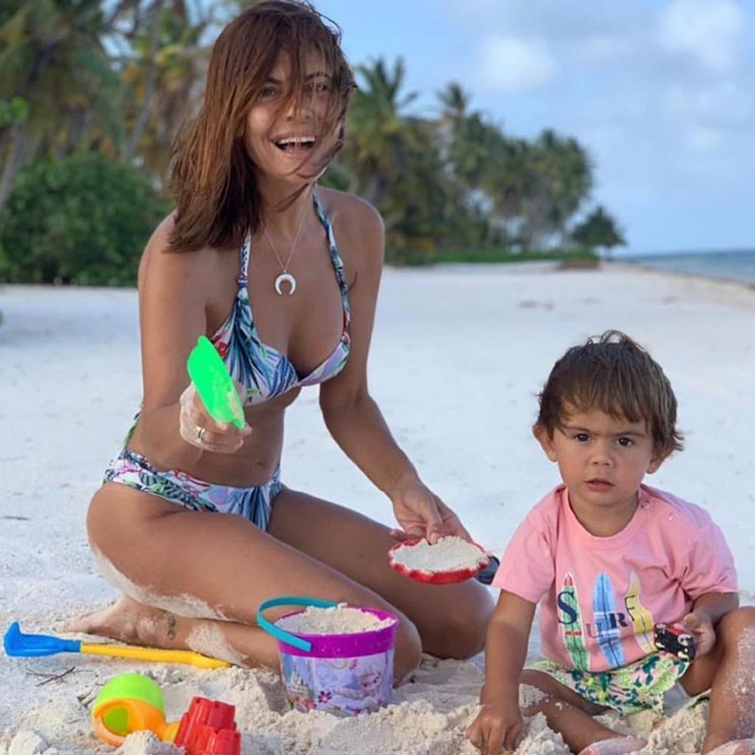 La visita veraniega que ha encantado a Elías, hijo de María José Suárez