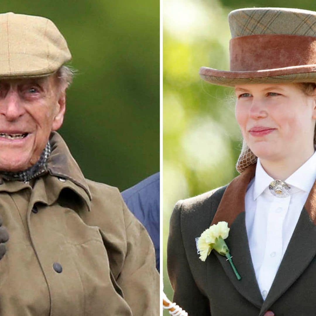 La curiosa afición que el duque de Edimburgo compartía con su nieta, Lady Louise Windsor
