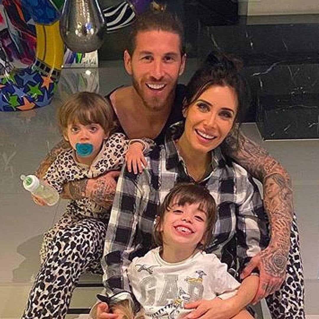 Así sorprendió la policía al hijo de Pilar Rubio y Sergio Ramos en su cumpleaños