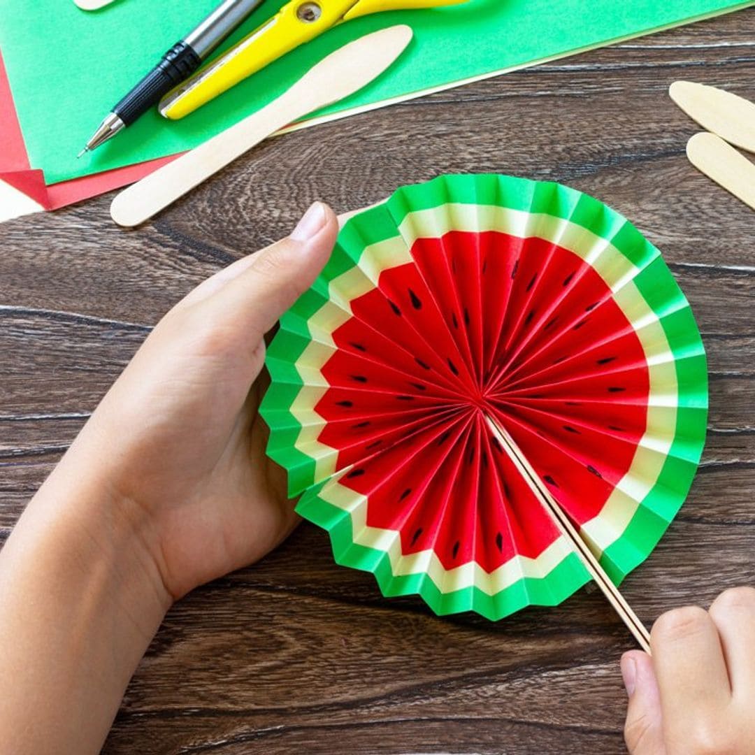 Un original abanico casero para aliviar el calor de estos días