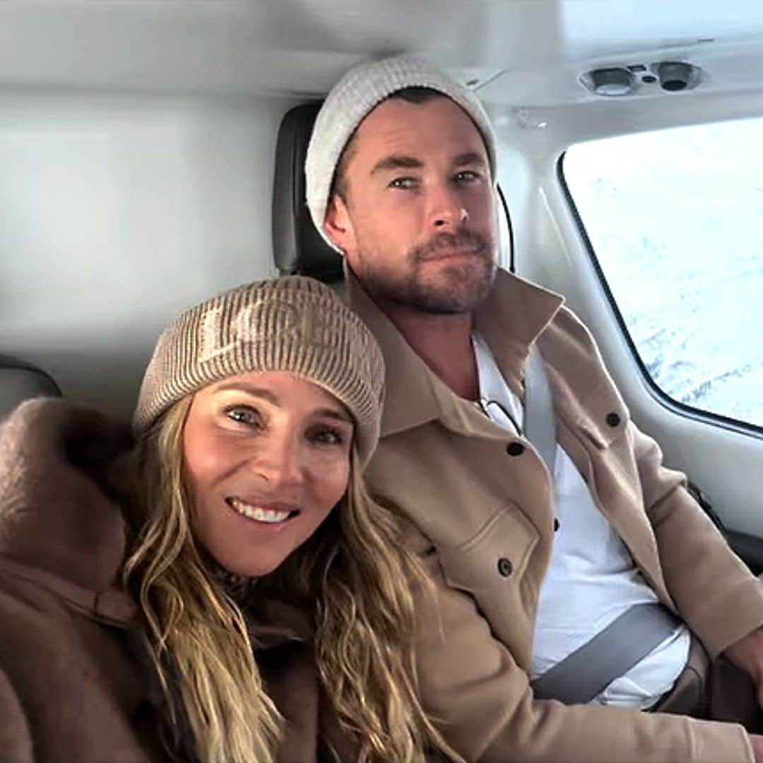Elsa Pataky y Chris Hemsworth, de viaje familiar en los Alpes: las impresionantes piruetas de sus hijos en la nieve
