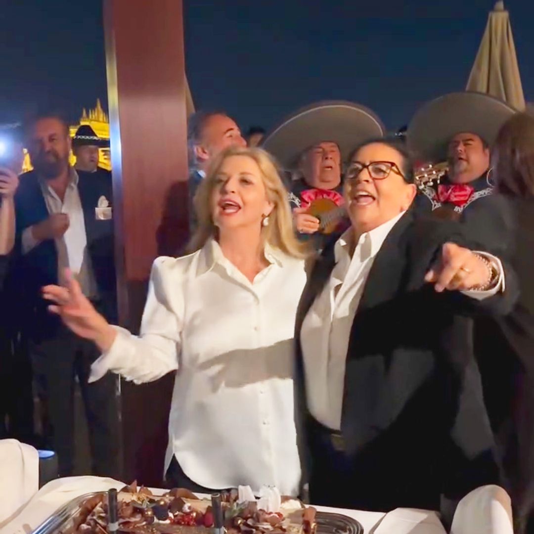 María del Monte celebra sus 64 años por todo lo alto: mariachis, amigos y una tarta imposible de ignorar