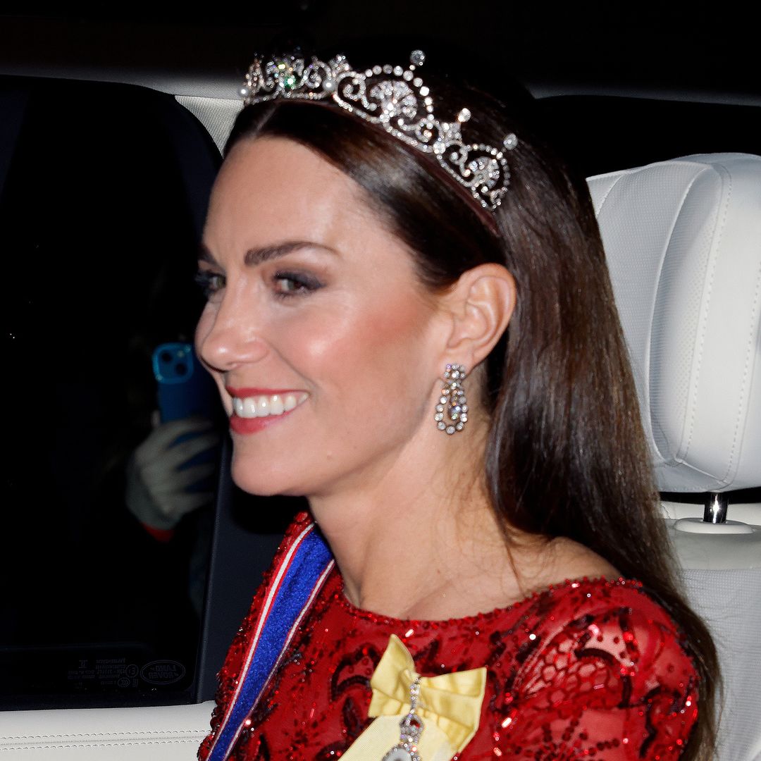 Kate Middleton en la recepción anual al cuerpo diplomático en el Palacio de Buckingham el 6 de diciembre de 2022