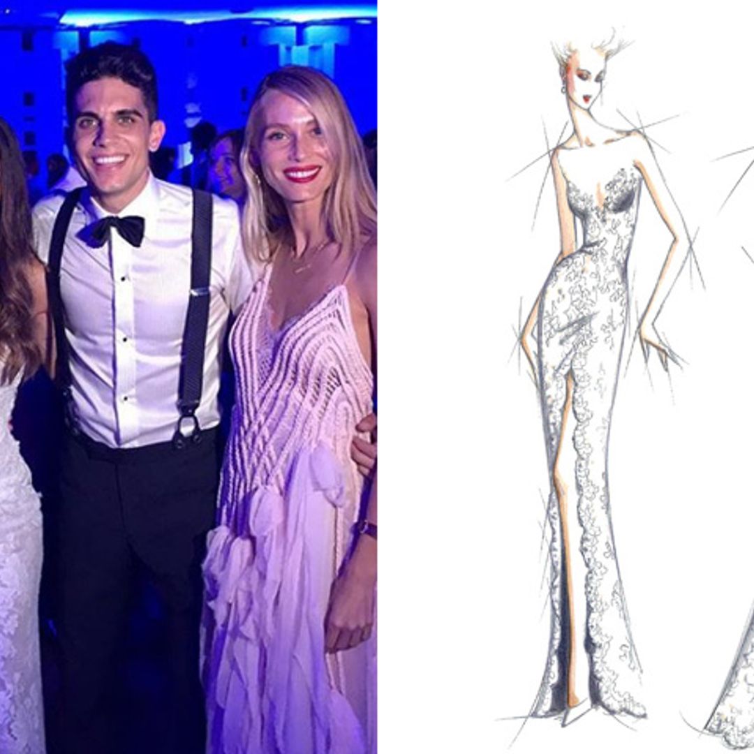 Así fue el segundo vestido de novia de Melissa Jiménez
