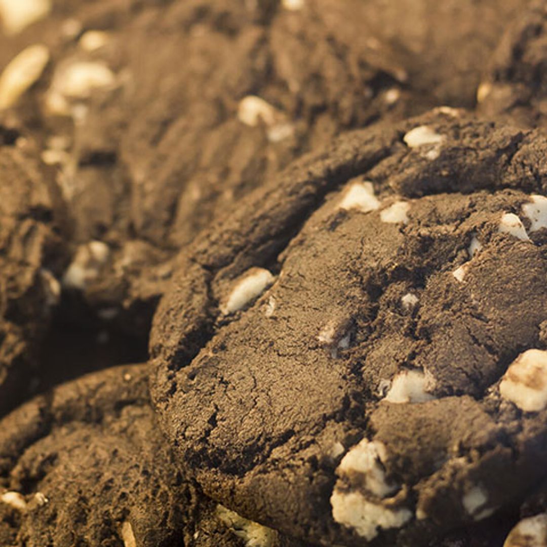 'Cookies' de chocolate al cuadrado