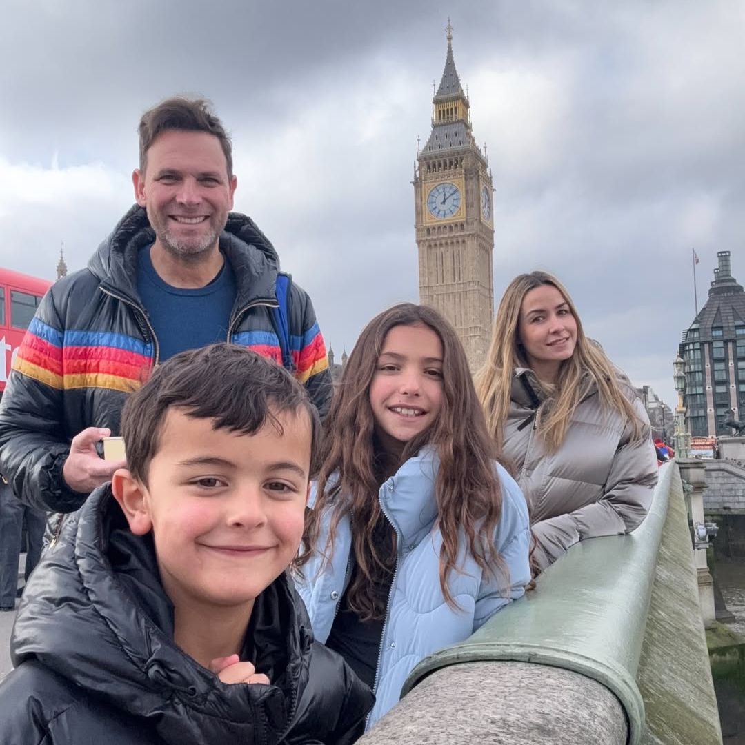 De París a Londres: Odalys Ramírez y Pato Borghetti continúan con su romántica luna de miel familiar