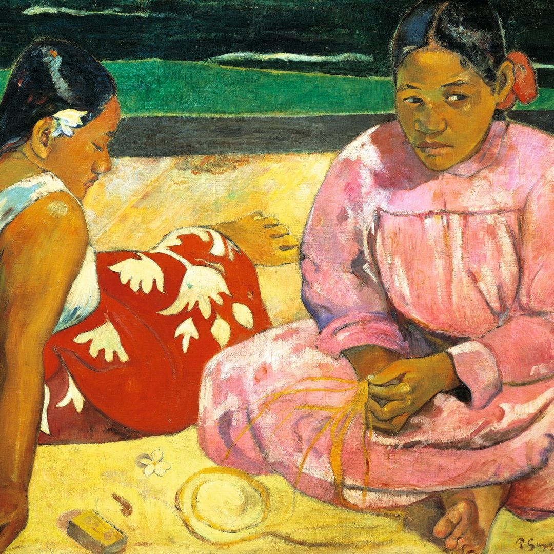 Mujeres tahitianas en la playa, 1891, Paul Gauguin (1848-1903).
