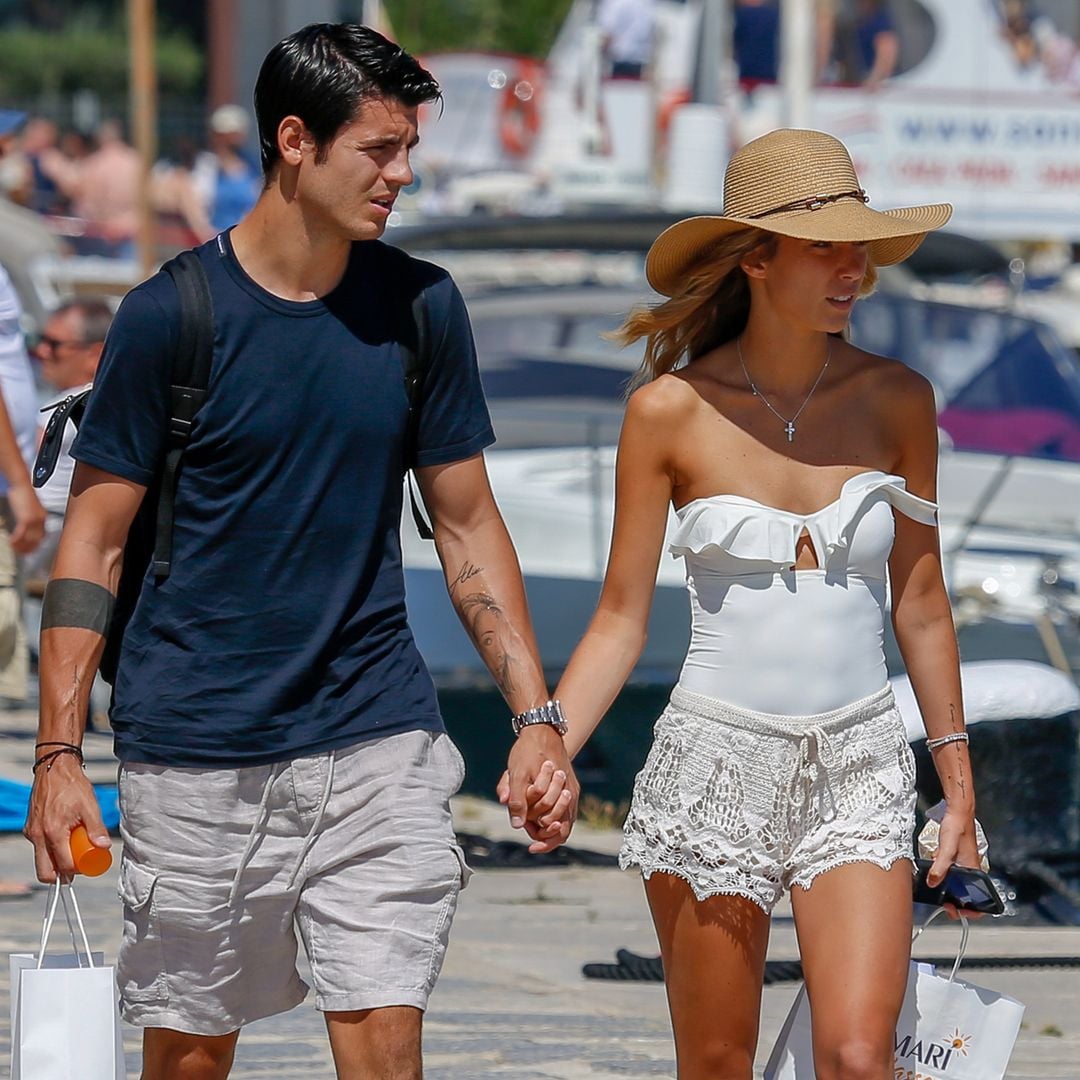 El tenso verano de Álvaro Morata y Alice Campello, ‘atrapados’ con sus hijos en Estambul