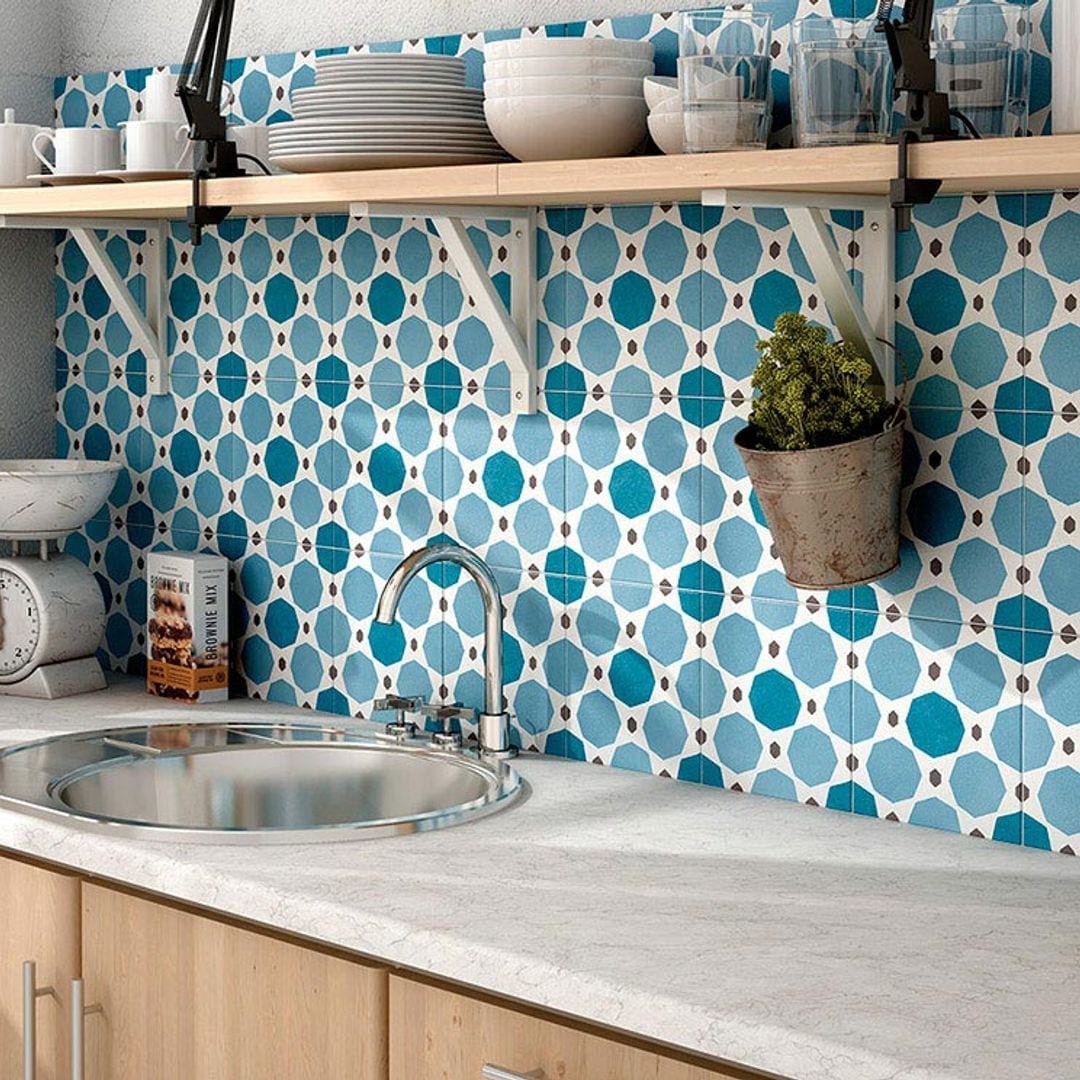 10 diseños de azulejos (de plena tendencia) para revestir el frente de cocina